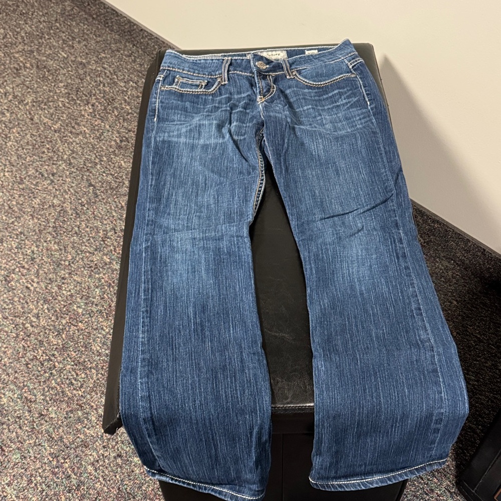 BKE Women's Boot Cut Jeans - Blue